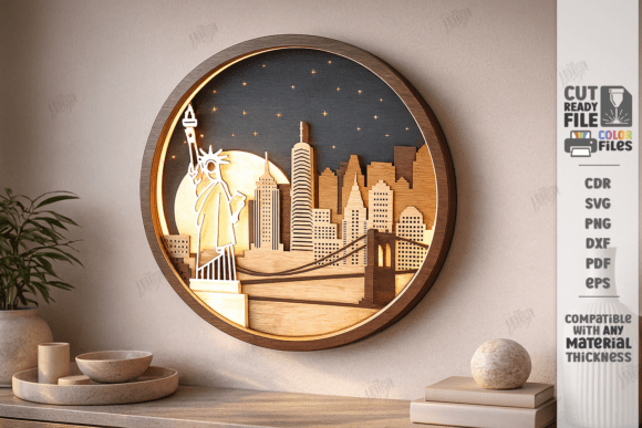 3D Layered Modern Wall Art Laser Cut: Elevate Your Space