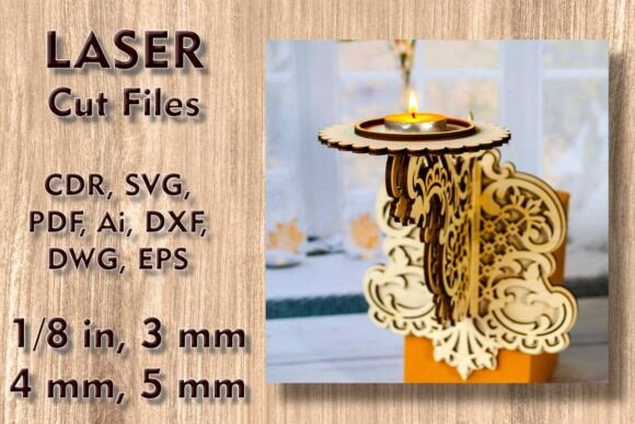Create a Cozy Glow with Laser Cut Candle Holders