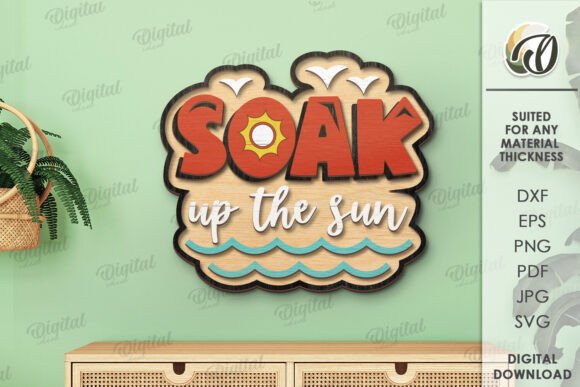 Create Stunning Summer Décor with Layered Laser Cut Designs