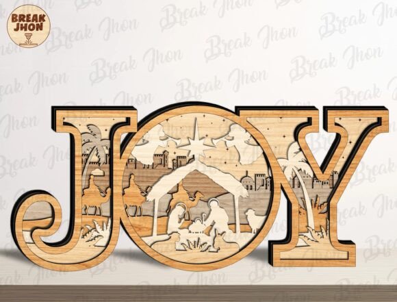 Multilayer Joy Scene Art SVG: Effortless Crafting